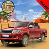 speed car desert worms icon