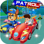 Paw Puppy Car Racing Patrol icon