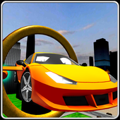 Flying Car Futuristic Jet icon