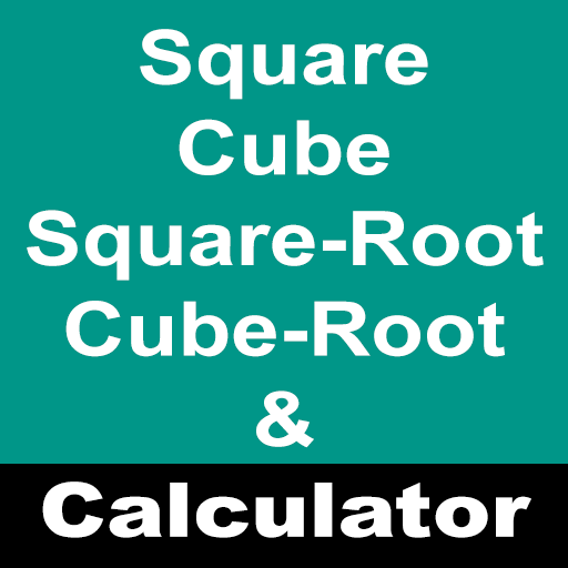 Square, Cube, Square Root, Cube Root &amp; Calculator icon