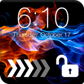Fire and Ice PIN Screen Lock icon