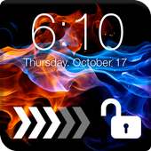 Fire and Ice PIN Screen Lock on 9Apps