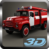 ikon 911 Fire Rescue Truck Sim 3D