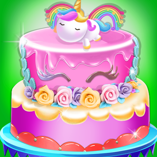 Unicorn Cake Making Game: Unicorn Cupcake Baking icon
