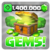 Gems for Clash Royale 💎 prank icon