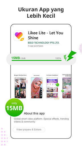 Likee Lite - Video lucu screenshot 1