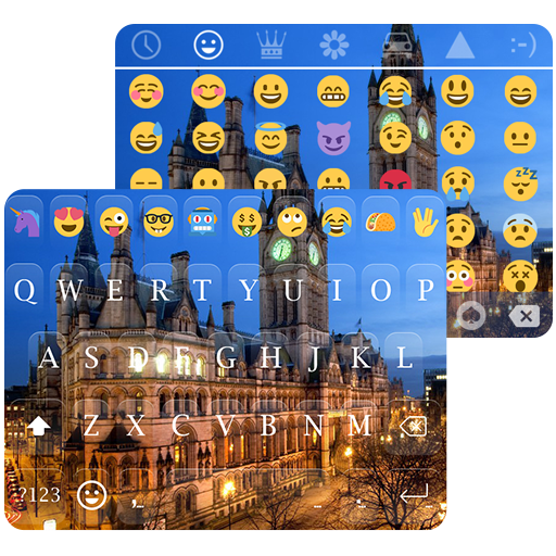 Manchester Emoji Keyboard Theme  Live Wallpaper icon