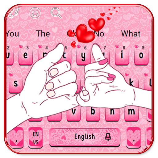 Cute Pink Promise Keyboard Themes icon