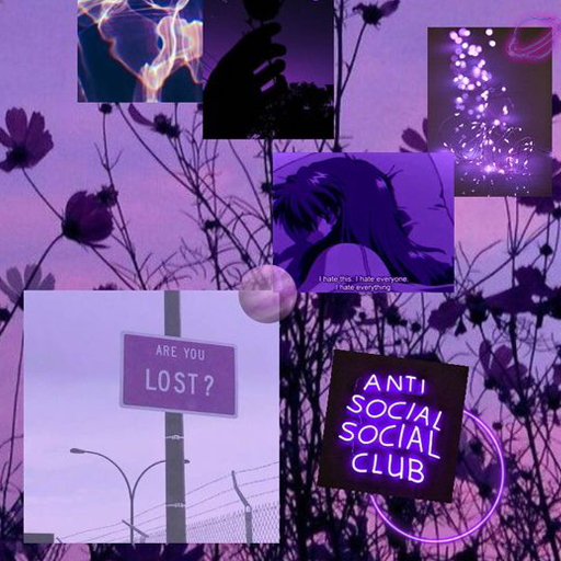 Purple Wallpaper Aesthetic icon