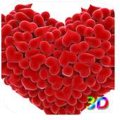 3D Heart Live Wallpaper on 9Apps