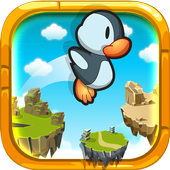 Penguin bubble : Run - jump icon