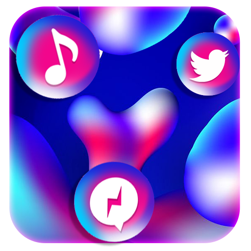 Abstrat, Business, Bubbleธีมไอคอน 3D วอลเปเปอร์ HD icon