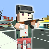 Blocky War - Cube City Defense icon