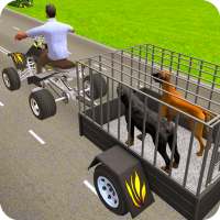 Pet Dog ATV Cargo Transport 3D