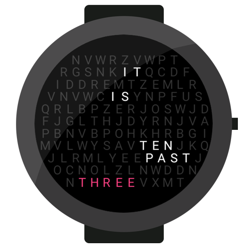 Words watchface icon