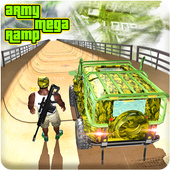 Army Mega Ramp Car Racing icon