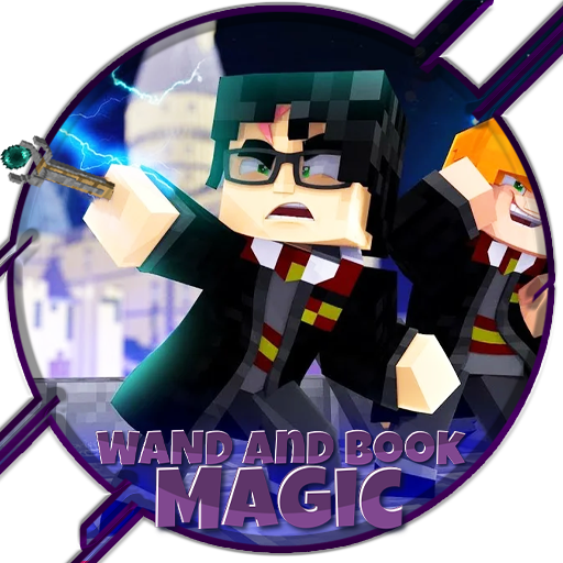 Magic Wands and Books Mod: School of Magic for PE icon