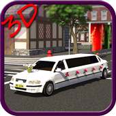 Wedding Luxury Limousine 3D