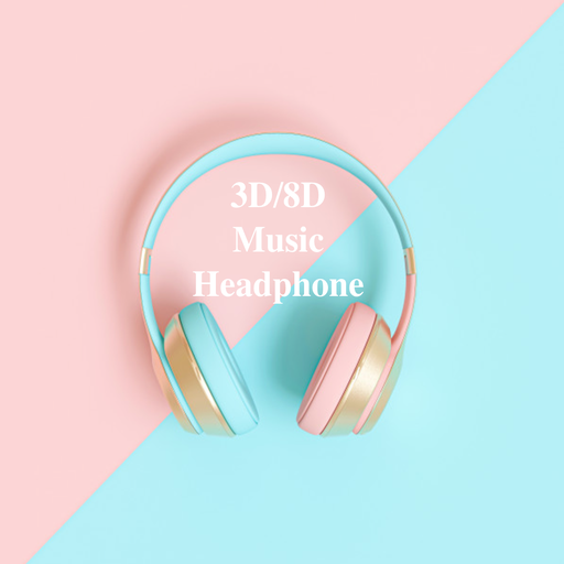3D/8D headphones music icon
