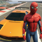 Spider Hero 2019 Car Parking icon