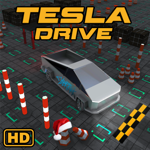 Cybertruck Parking Game: Neon Electric Truck Drive icon