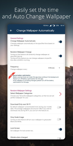 ?Wallpaper Club Auto Wallpaper Changer screenshot 1