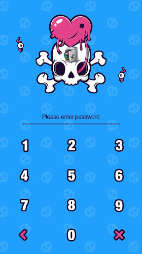 AppLock Theme Skull screenshot 1