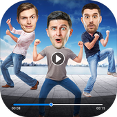 Add Face To Video Maker - Funny Face Video icon