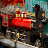 Wooden Toy Train Racing: Railway Simulator Game icon