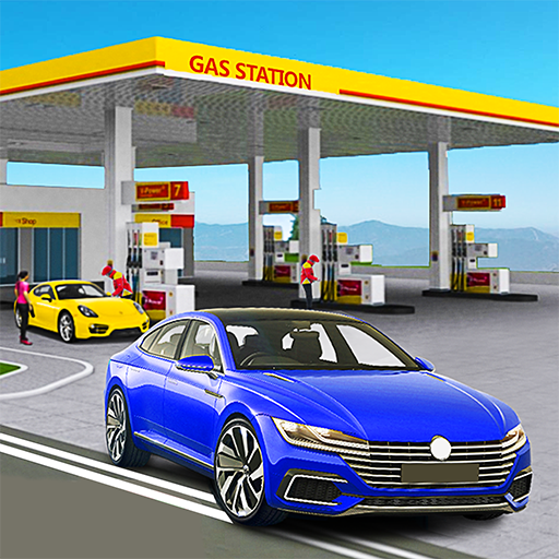 Real Gas Station Car driving icon