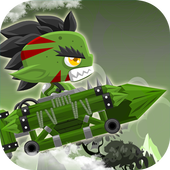 Fighting monster orc action icon