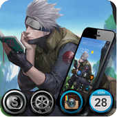 Naruto wallpaper  Hatake Kakashi theme أيقونة