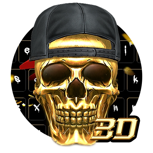 3D Hip-Hop Skull Keyboard icon
