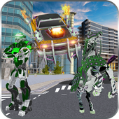 Robot Horse Robotic Car Transform Game icon