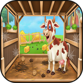 ikon Game Pembersihan Hewan Ternak 🐮
