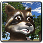 Talking Raccoon Rascal Free icon