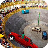 Well of Death Stunts Car Rider Top Action Fun 2017 icon