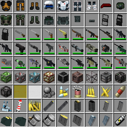 Weapons for minecraft icon