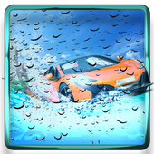 Beach Water Surfer Racing Car Stunts Simulator 3D icon