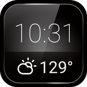 Local Weather Forecast&amp;Clock icon