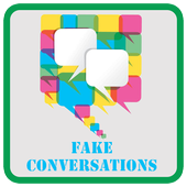 fake conversation for whatsapp icon