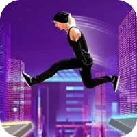 Langit Peloncat: Parkour Mania Gratis Lari 3D on 9Apps