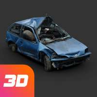 衝突試験シミュレーター3D：サンドボックス、パルクール、オフロード、SUV