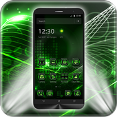 High Tech Green Launcher Theme icon