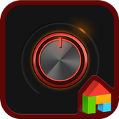 Neon(Red) dodol launcher theme icon