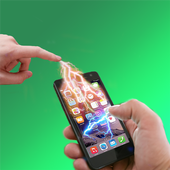 Electric flash screen light icon