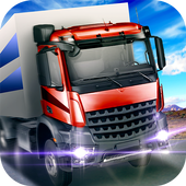 18 Wheeler Cargo Truck Driving icon