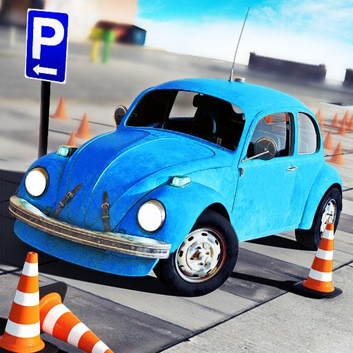 Retro Car Driving Parking Mania 2020 Car Games icon