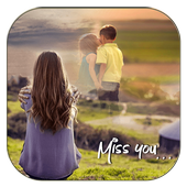 Miss You Photo Frame icon
