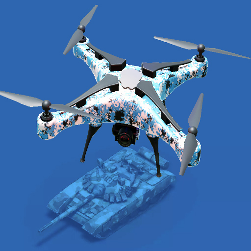 War drone simulator game icon